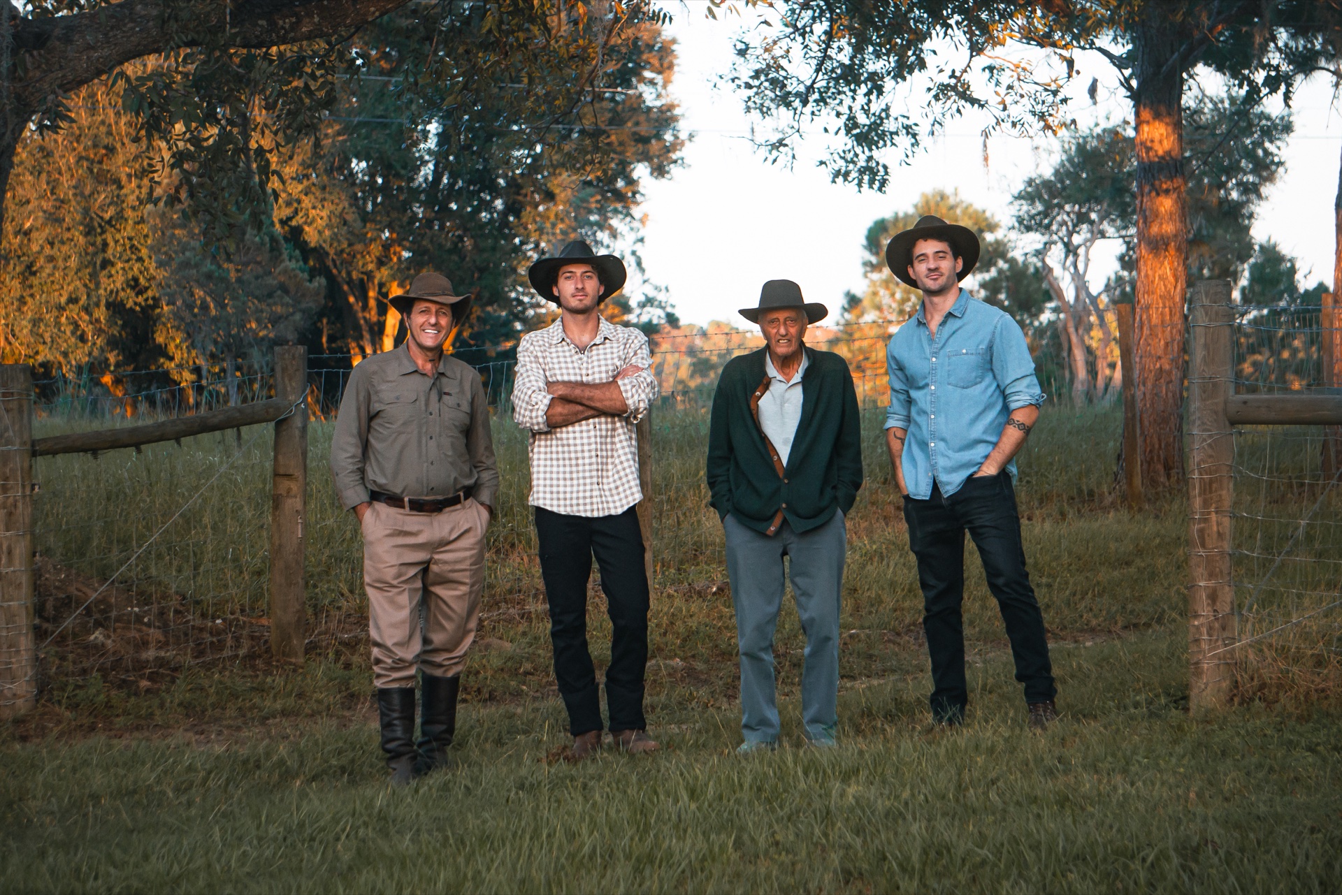 The Pampa Ranch family together at the ranch